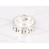 ANILLO PLATA OVALOS ENGARZADOS PAVONADO
