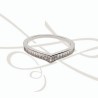 ANILLO PLATA PALOMA ZIRCONIA EN BAGUETTE