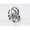 ANILLO PLATA PANEL ELECTROFORMADO