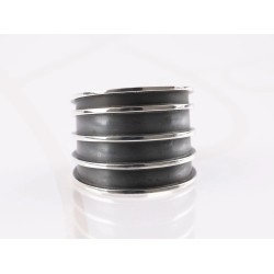 ANILLO PLATA QUINTUPLE LINEA PAVONADO
