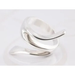 ANILLO PLATA RAYO LISO