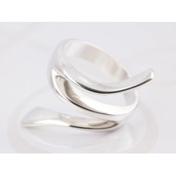 ANILLO PLATA RAYO LISO