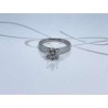 ANILLO PLATA RODIZADA MOISSANITE SOLITARIO