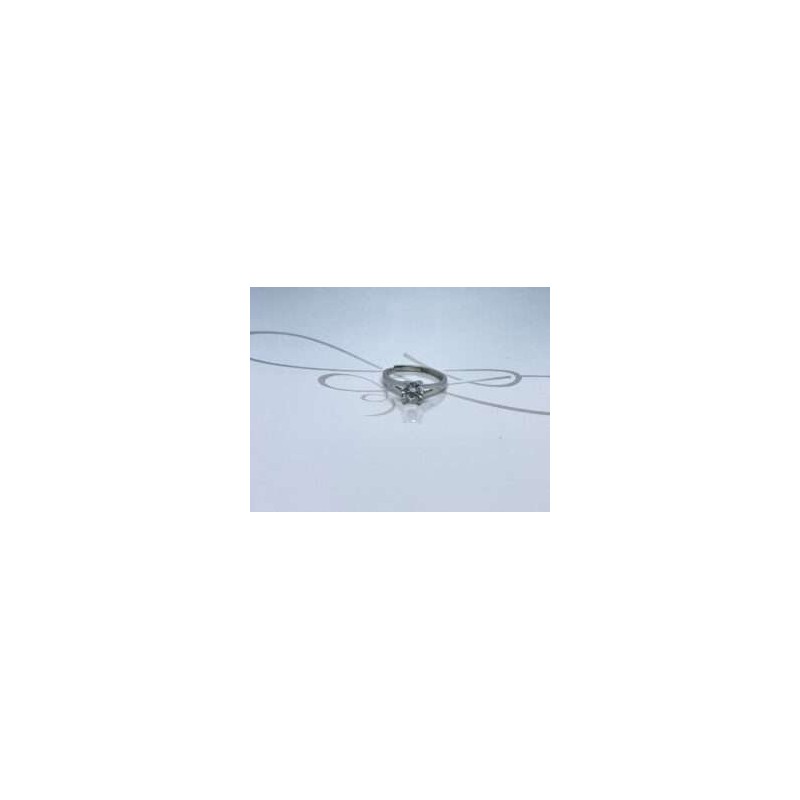ANILLO PLATA RODIZADA MOISSANITE AJUSTABLE