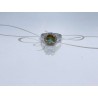 ANILLO PLATA RODIZADA REDONDO CON HALO ZULTANITA