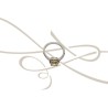 ANILLO PLATA RODIZADA TOPACIO AMARILLO CUADRO CON HALO