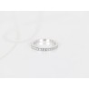 ANILLO PLATA RODIZADA TOPACIO BLANCO CHURUMBELA COMPLETA