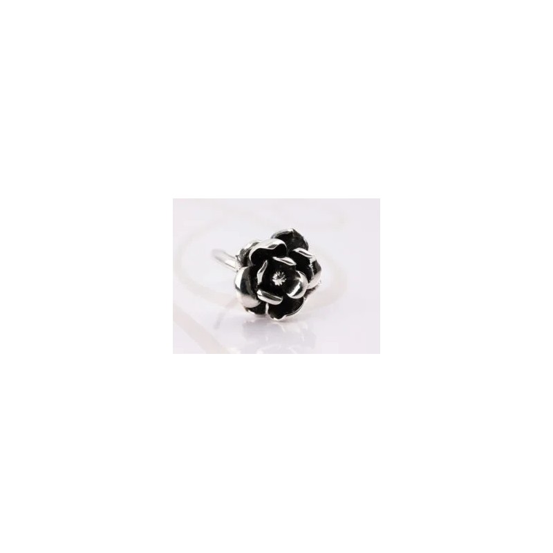 ANILLO PLATA ROSA PAVONADO