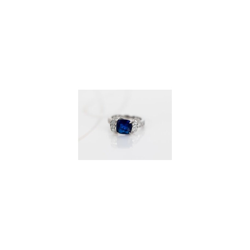 ANILLO PLATA RODIZADA ZAFIRO LISTON ZAFIRO BLANCO