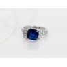 ANILLO PLATA RODIZADA ZAFIRO LISTON ZAFIRO BLANCO