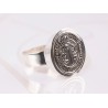 ANILLO PLATA SAN BENITO CARTONEADO