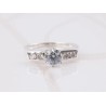 ANILLO PLATA SOLITARIO RECTO ZIRCONIA