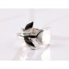 ANILLO PLATA TULIPAN LISO