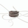 ANILLO PLATA ZIRCONIA CON VARIAS BOLITAS