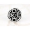 ANILLO RECUBRIMIENTO DE RODIO CIRCULO ZIRCONIA PIEDRA