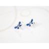 BROQUEL PLATA LIBELULA ZIRCONIA