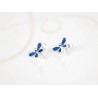 BROQUEL PLATA LIBELULA ZIRCONIA