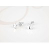 BROQUEL PLATA MINI FLOR CRISTAL