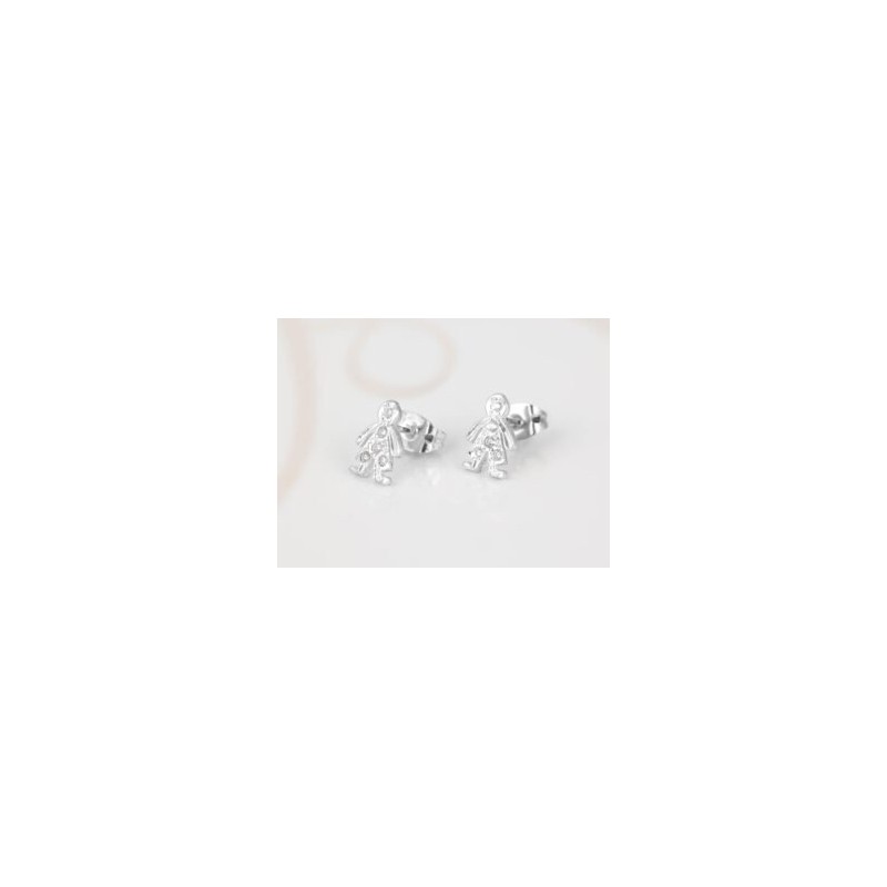 BROQUEL PLATA NIÑO COMPLETO ZIRCONIA