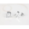 BROQUEL PLATA NOTA MUSICAL ZIRCONIA