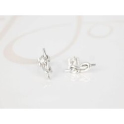 BROQUEL PLATA NUDO  LISO