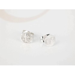 BROQUEL PLATA SAN BENITO MINI LISO
