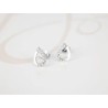 BROQUEL PLATA SILUETA GOTA ZIRCONIA