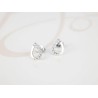 BROQUEL PLATA SILUETA GOTA ZIRCONIA