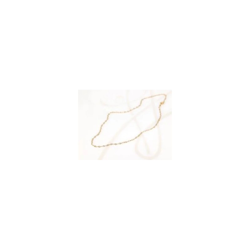 CADENA ORO LAMINADO CHICA MARTILLADA BILBAO