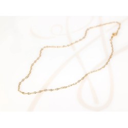 CADENA ORO LAMINADO CHICA MARTILLADA BILBAO