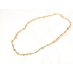 CADENA ORO LAMINADO CRUCES CONTINUAS LISO