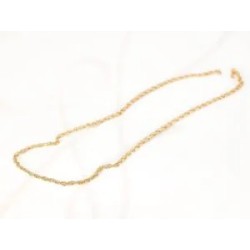 CADENA ORO LAMINADO GRANDE LISA CORDON