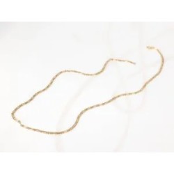 CADENA ORO LAMINADO MEDIANA ALTERNA BARBADA