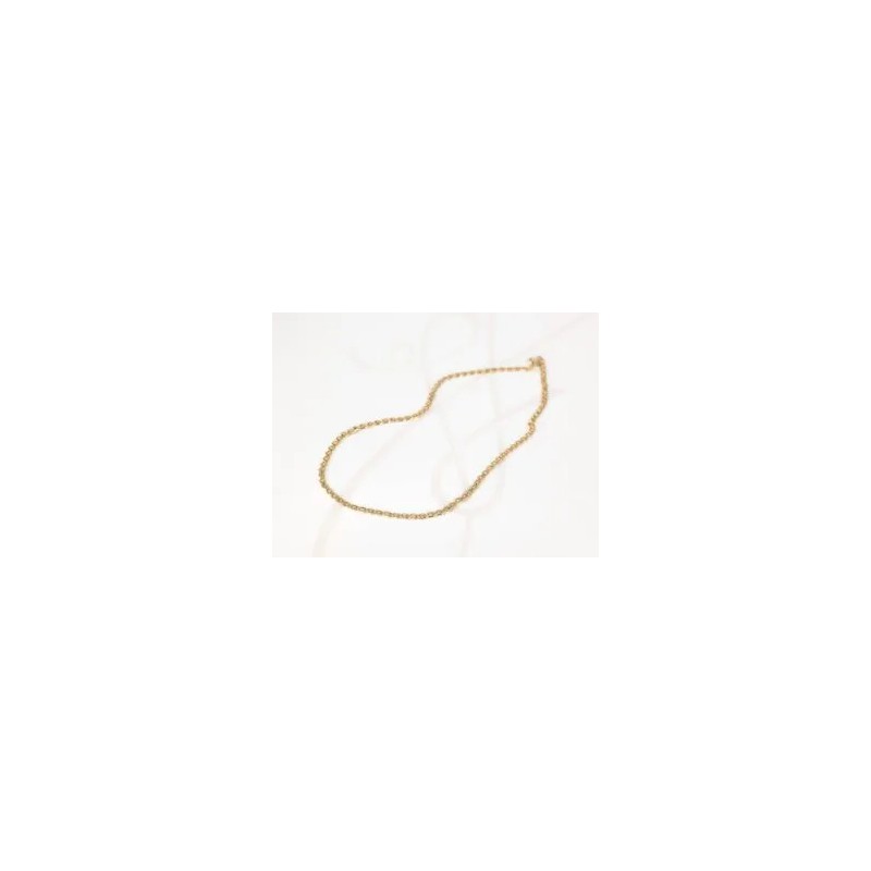 CADENA ORO LAMINADO MEDIANA LISA ANCLA