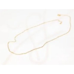 CADENA ORO LAMINADO MINI LISA FORZADA