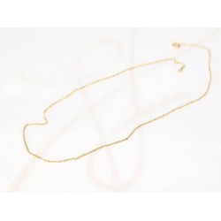 CADENA ORO LAMINADO MINI LISA FORZADA