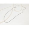 CADENA PLATA DIAMANTADA BOLA