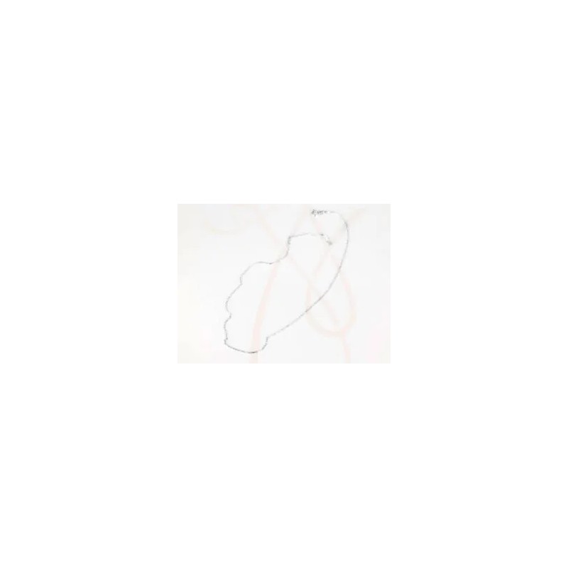 CADENA PLATA RECTANGULAR FORZADA
