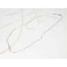 CADENA PLATA RECTANGULAR FORZADA