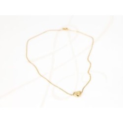 COLLAR CON DIJE ACERO CORAZON BOMBACHO CADENA