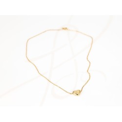COLLAR CON DIJE ACERO CORAZON BOMBACHO CADENA