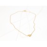 COLLAR CON DIJE ACERO CORAZON BOMBACHO CADENA