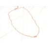 COLLAR CON DIJE BISUTERIA CANDADO ZIRCONIAS CADENA