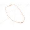 COLLAR CON DIJE BISUTERIA CANDADO ZIRCONIAS CADENA