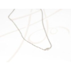 COLLAR CON DIJE BISUTERIA CANDADO ZIRCONIAS CADENA