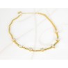 COLLAR CON DIJE BISUTERIA CHOKER GEOMETRICO CADENA