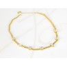 COLLAR CON DIJE BISUTERIA CHOKER GEOMETRICO CADENA