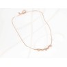 COLLAR CON DIJE BISUTERIA CORAZONES BLANCOS CADENA