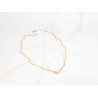 COLLAR CON DIJE BISUTERIA DESTELLO ZIRCONIA CADENA