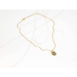COLLAR CON DIJE BISUTERIA OJO CANDADO CADENA